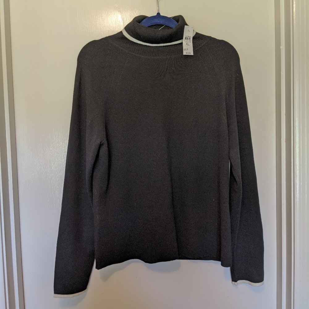 Ann Taylor Loft sweater - Black Size XL